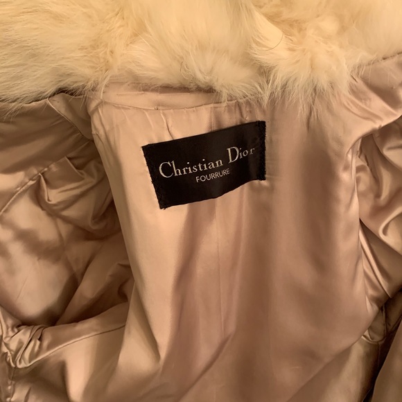 Authentic Christian Dior Mink Fur Coat Large 10 - Picture 5 of 8